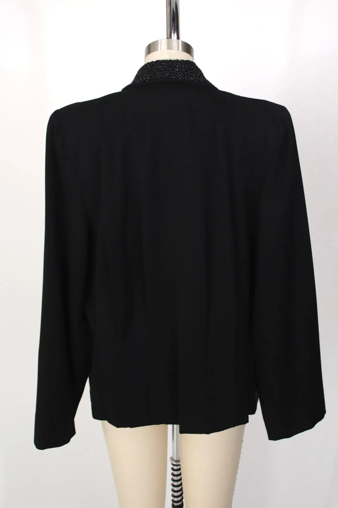 1950s Wool Beaded Swing Jacket