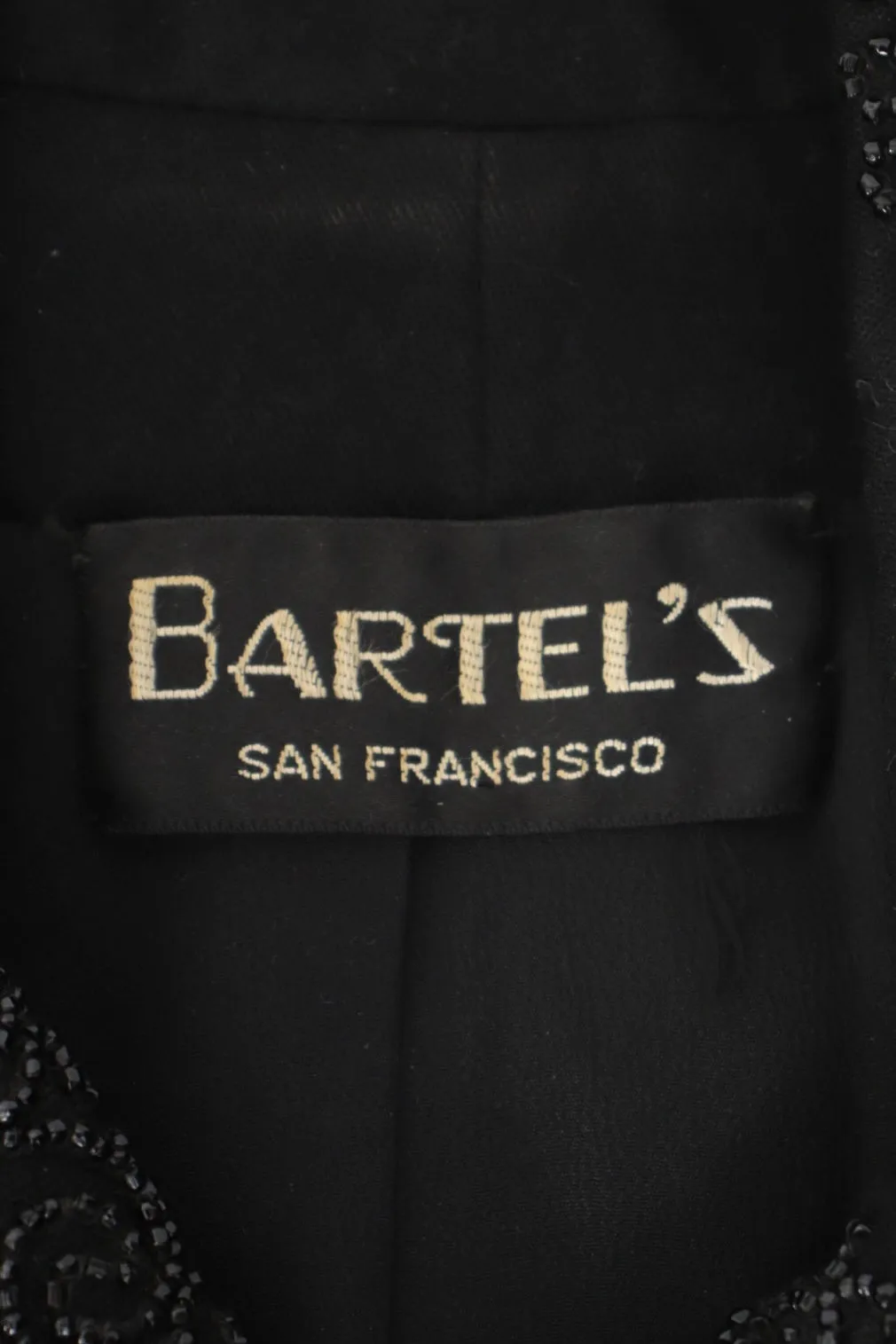 1950s Wool Beaded Swing Jacket