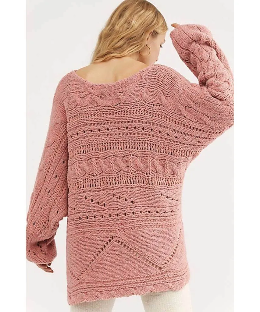 Against The Tide Sweater Sweet Combo