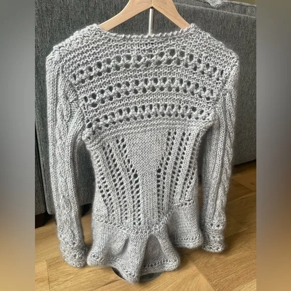 Allude chunky knit cardigan