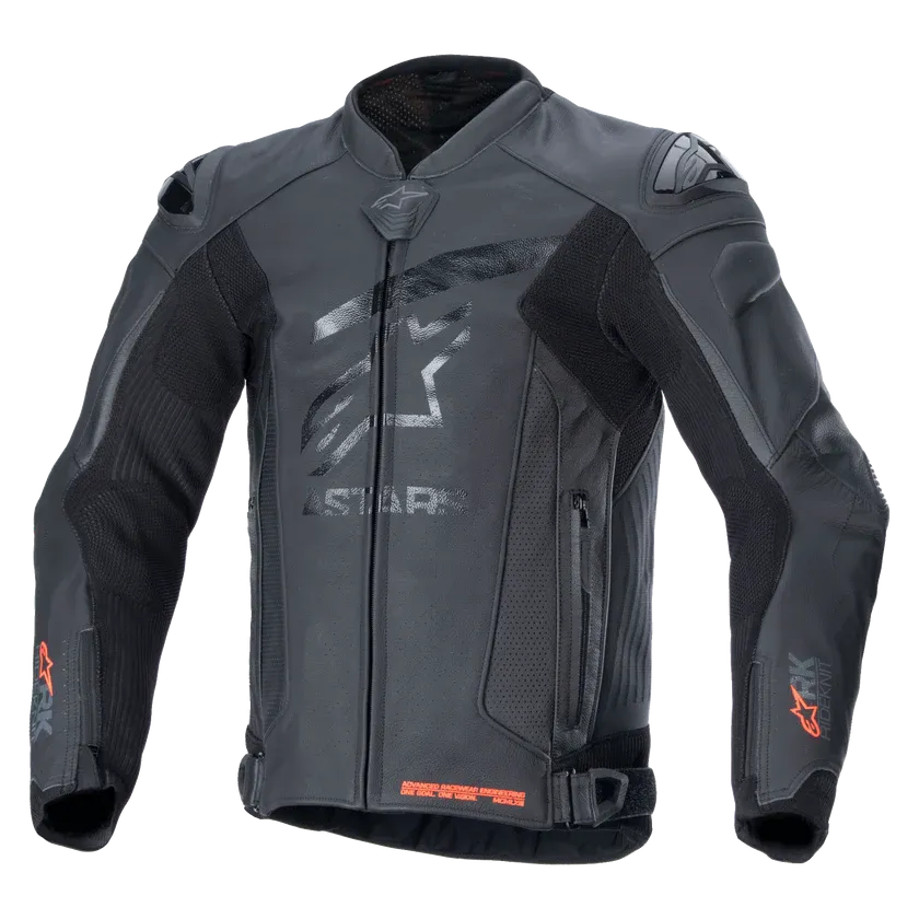Alpinestars - GP Plus R V4 Black/Black Rideknit Leather Jacket