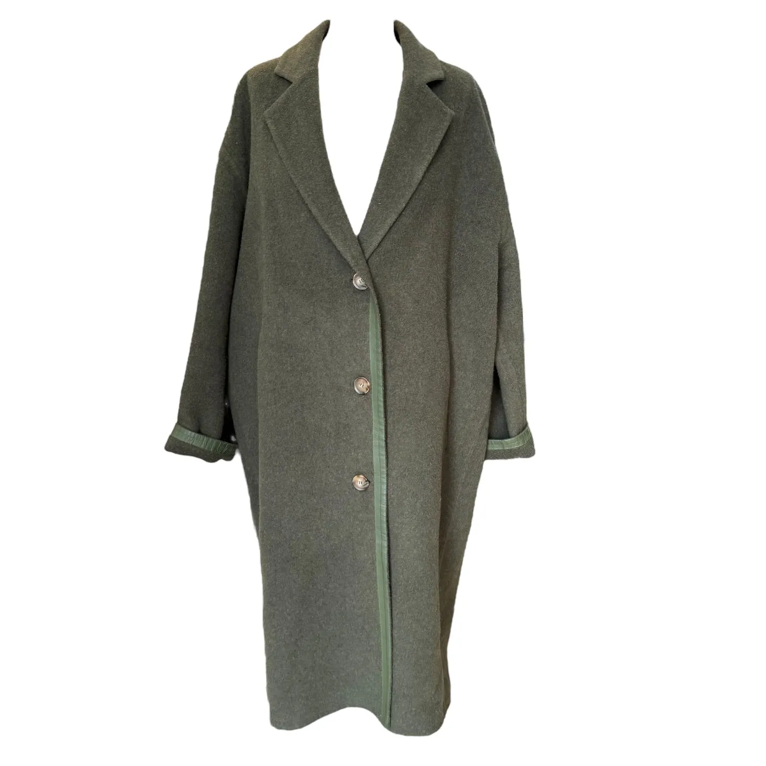 Annette Gortz Khaki Wool Coat - 10/12/14