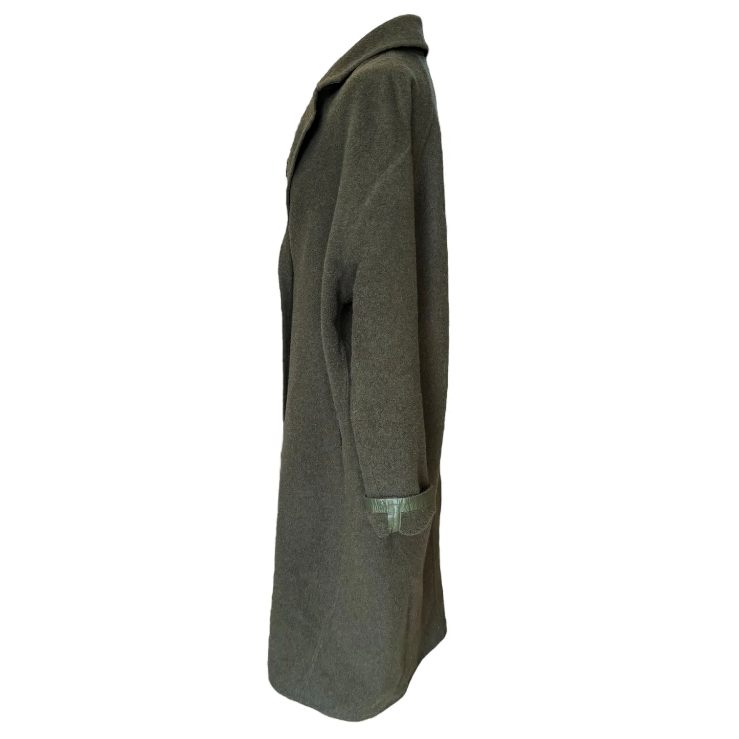 Annette Gortz Khaki Wool Coat - 10/12/14