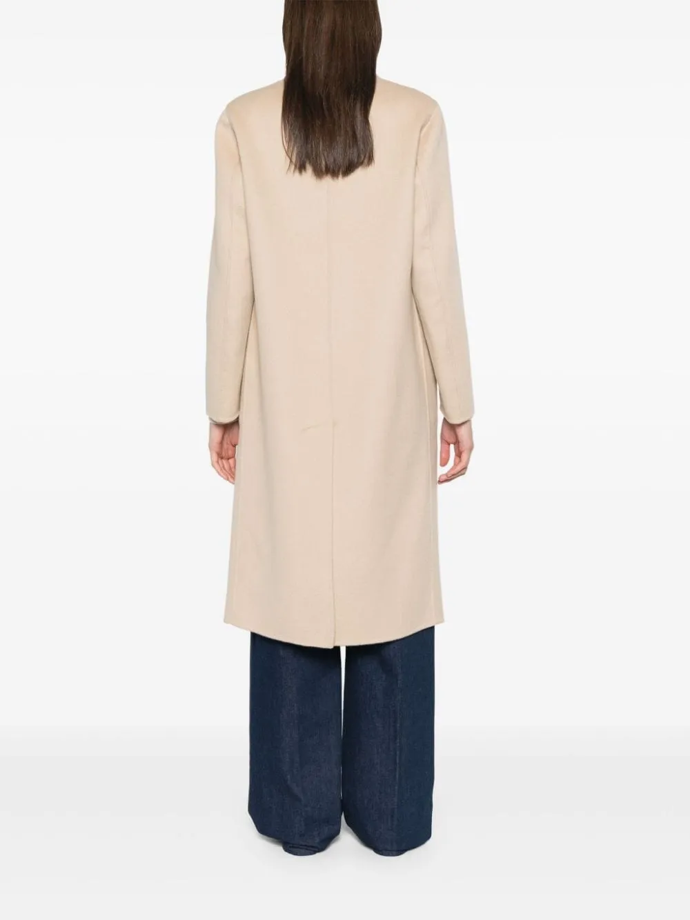 Arianna wool double-breasted coat