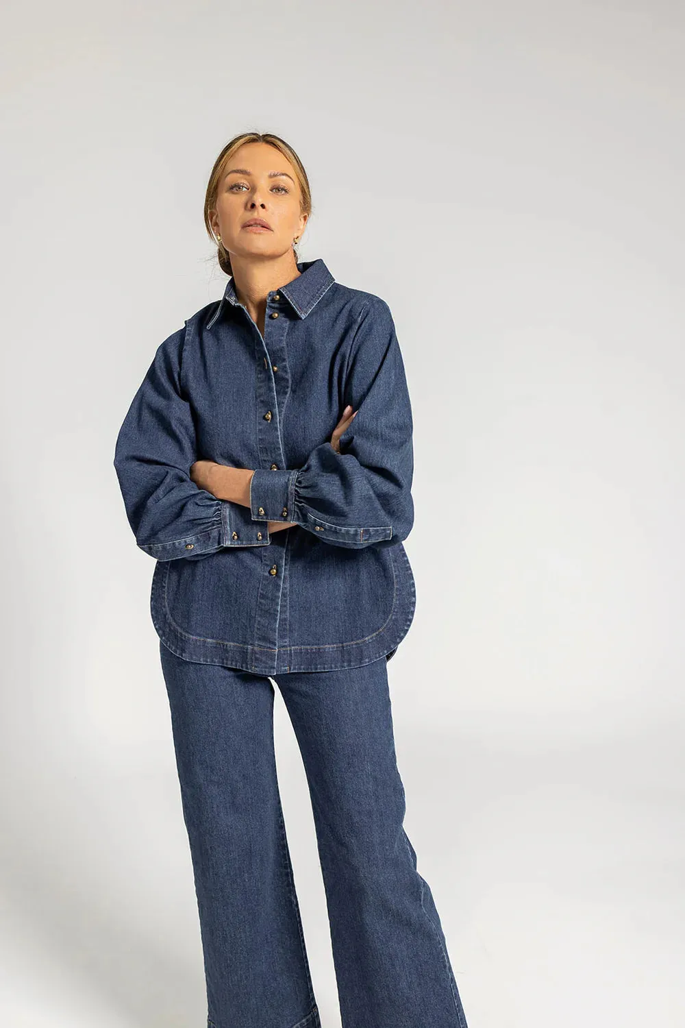 ARYELE - Isla Denim Shacket