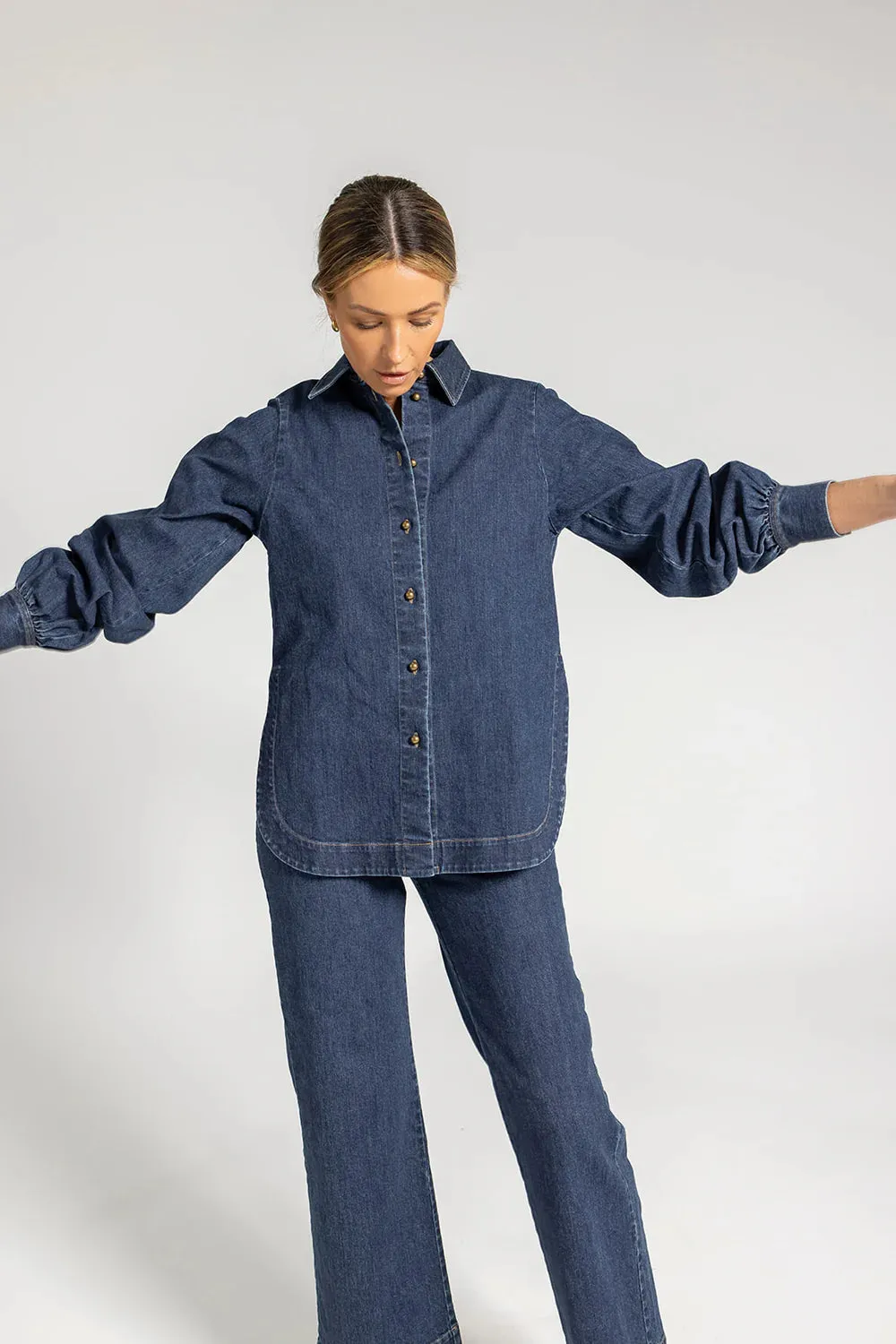 ARYELE - Isla Denim Shacket