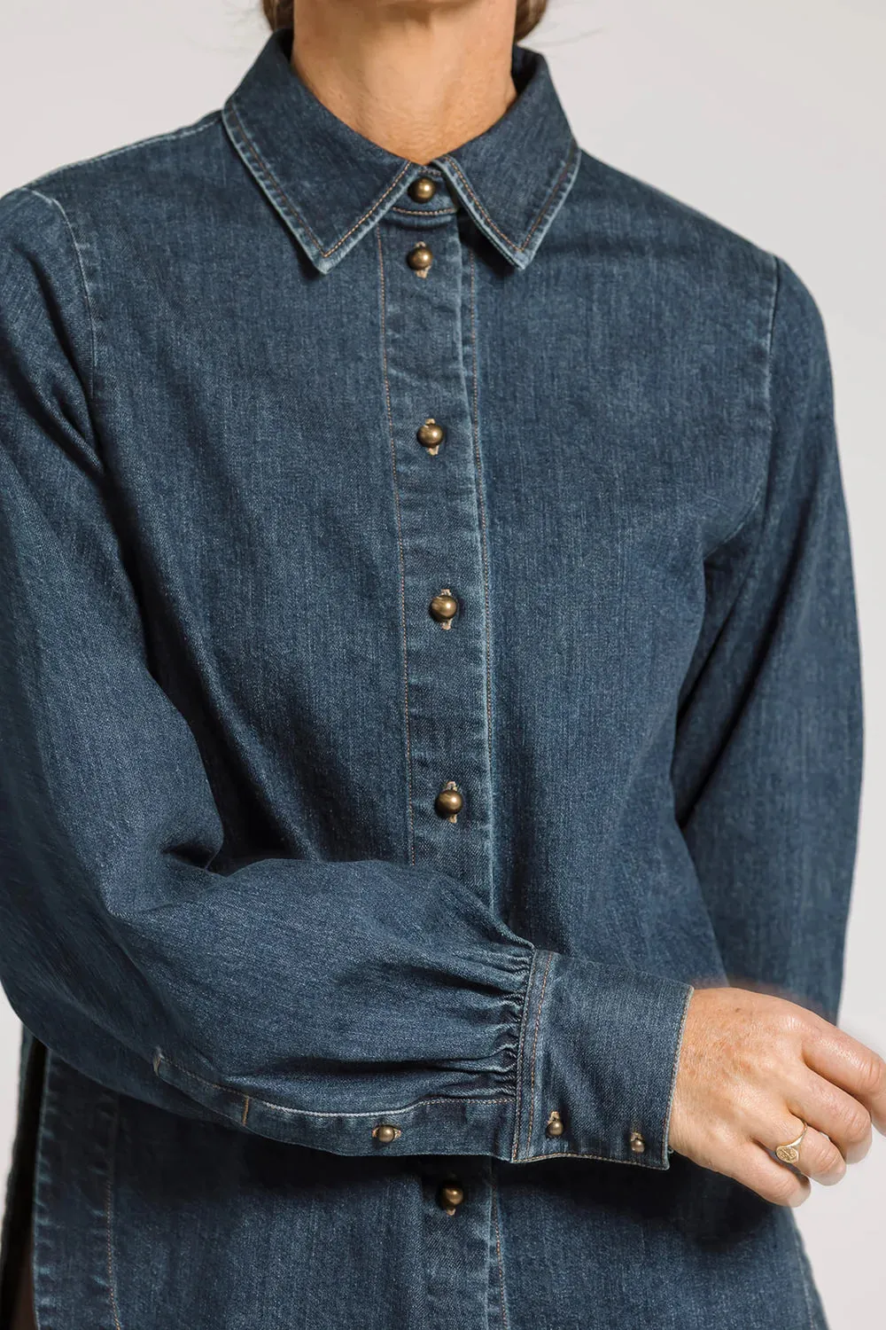 ARYELE - Isla Denim Shacket