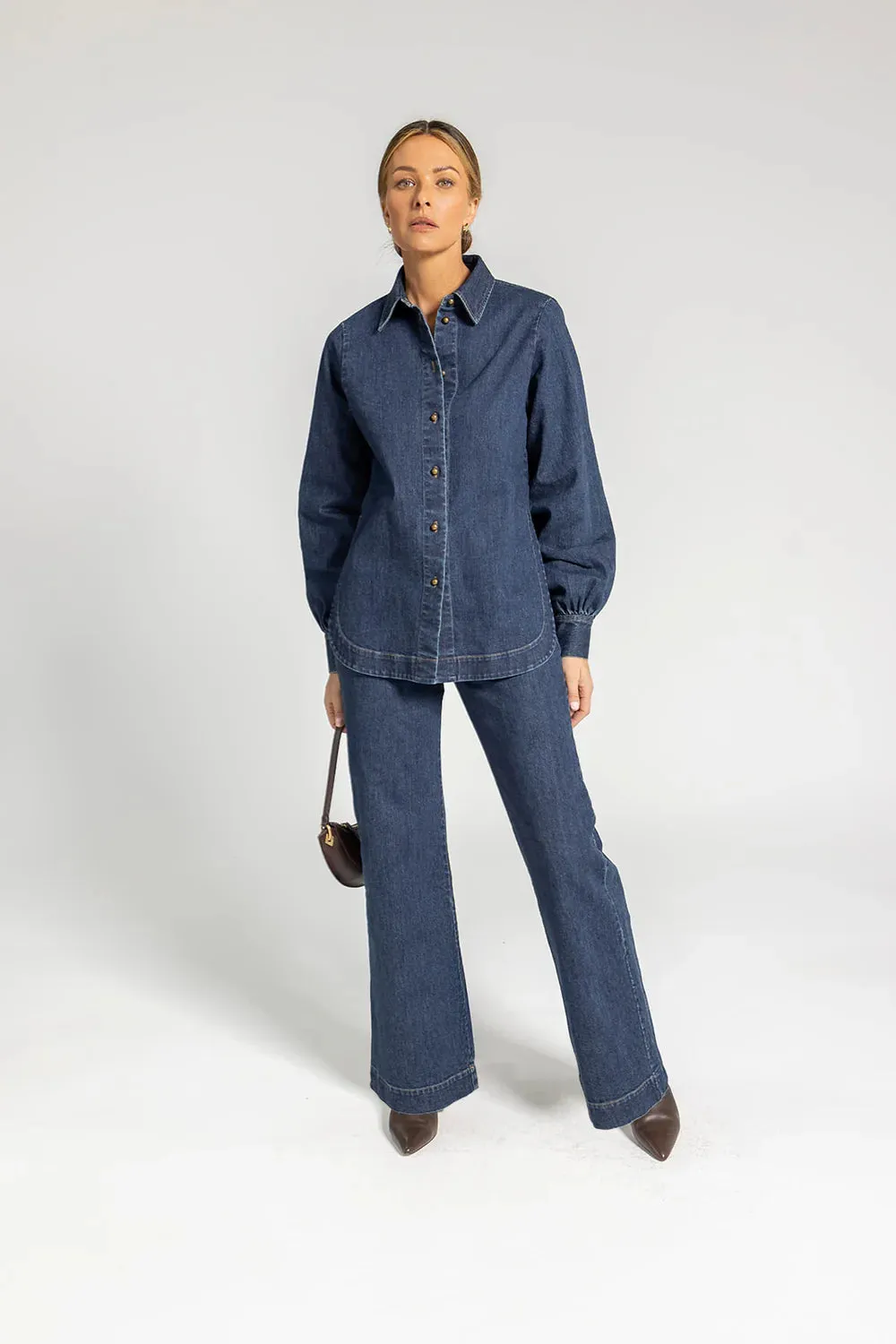 ARYELE - Isla Denim Shacket