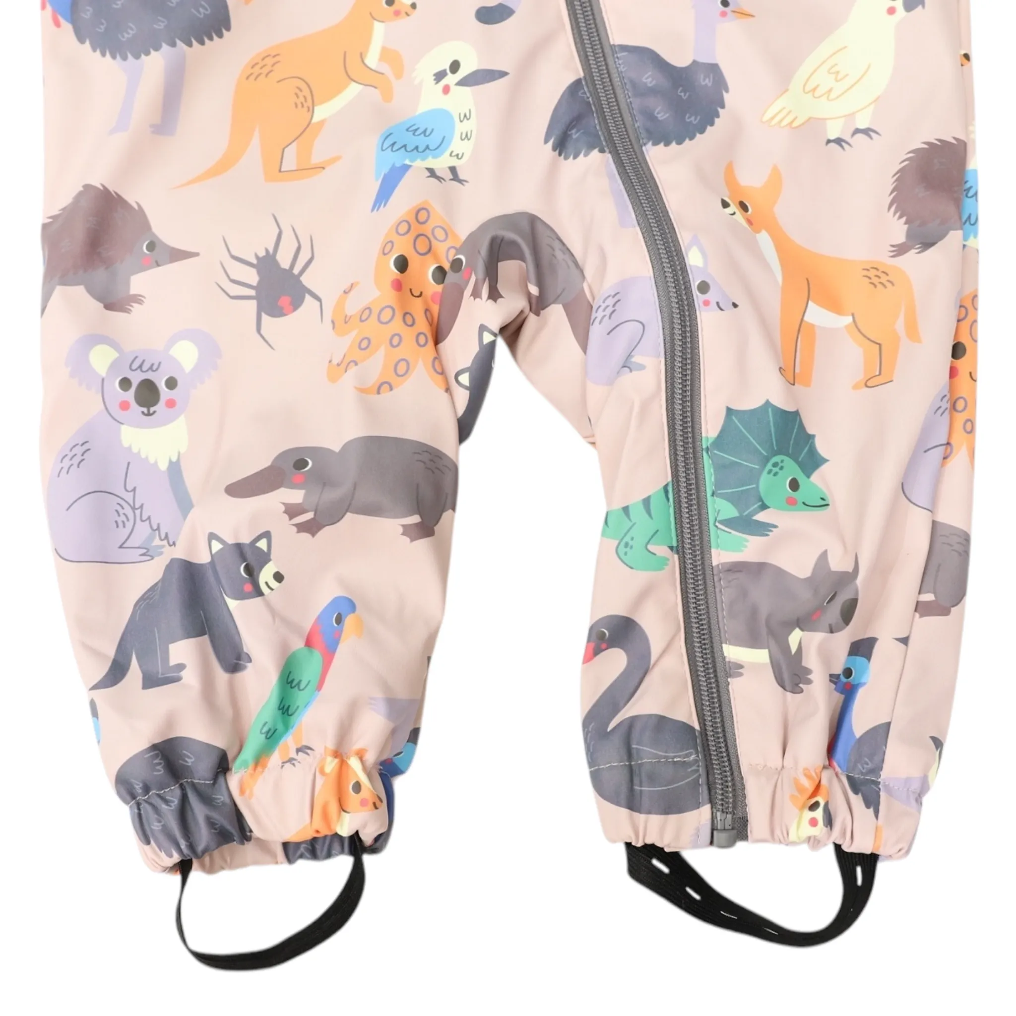 Australian Animal Rain Suit - Beige