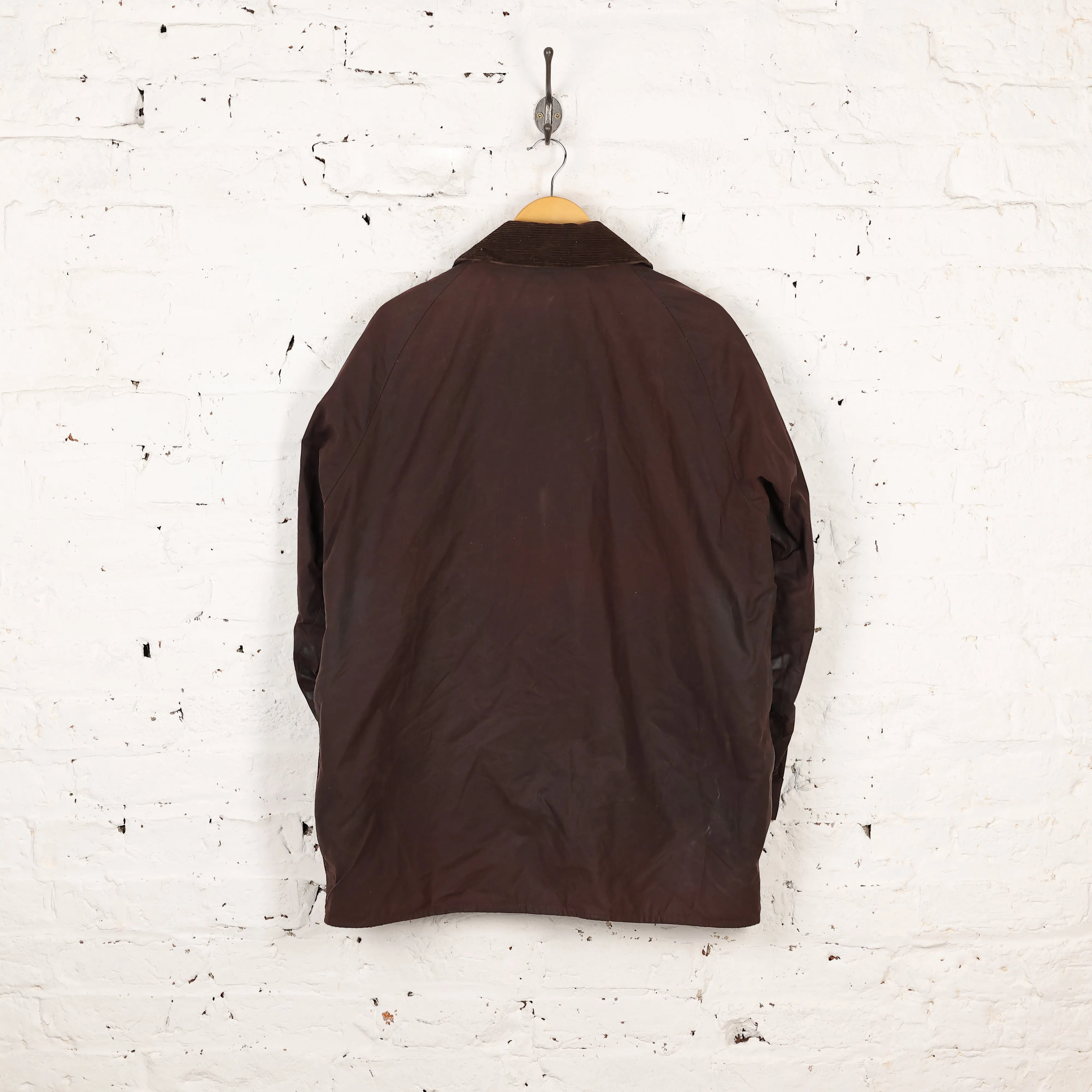 Barbour Beaufort Wax Jacket Coat - Brown - XL