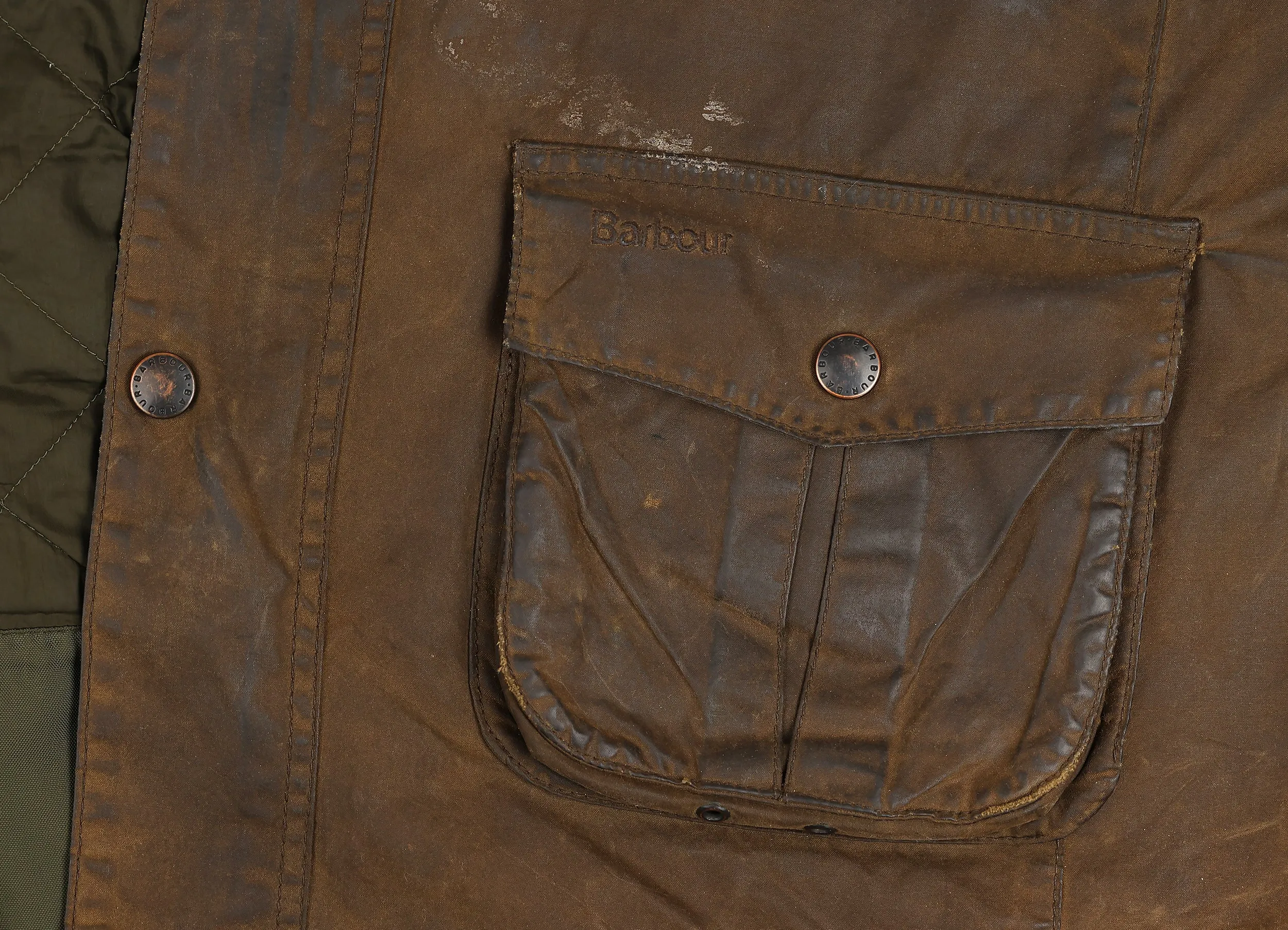 Barbour Corbridge Wax Jacket Coat - Brown - XL