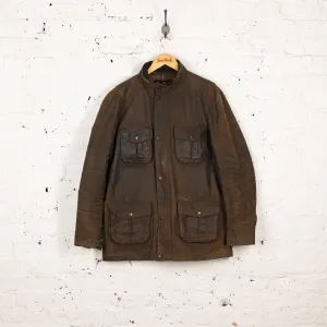Barbour Corbridge Wax Jacket Coat - Brown - XL