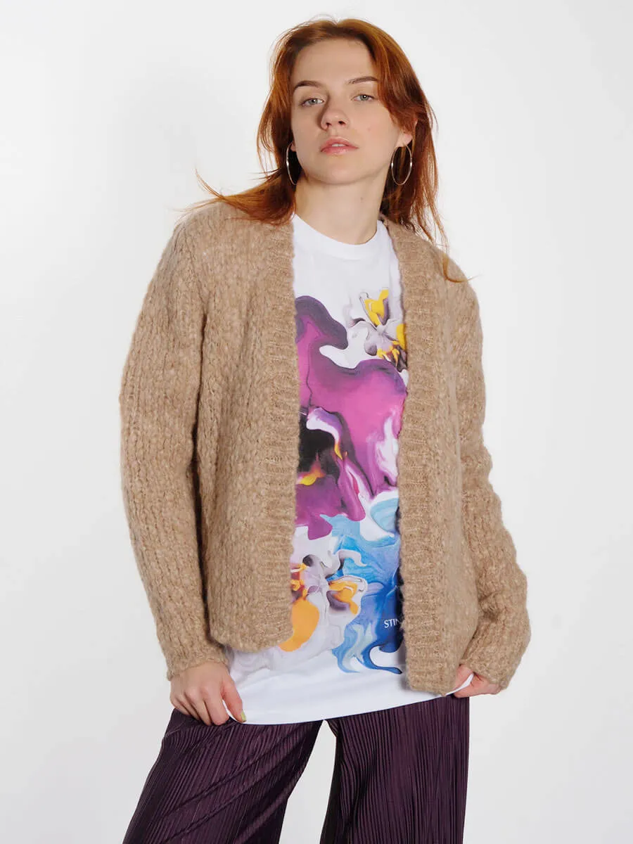 Bari Cardigan - Light Camel