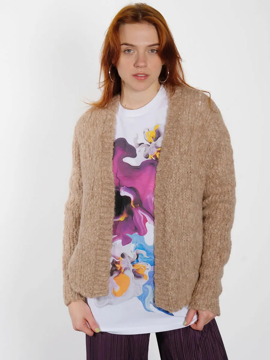 Bari Cardigan - Light Camel