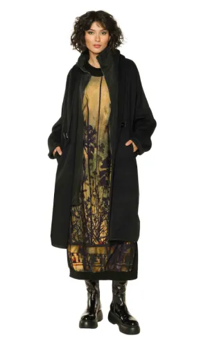 Beate Heymann Black Brushed Coat