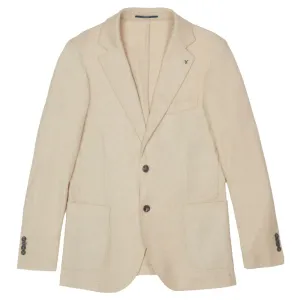 Beige Linen Blazer
