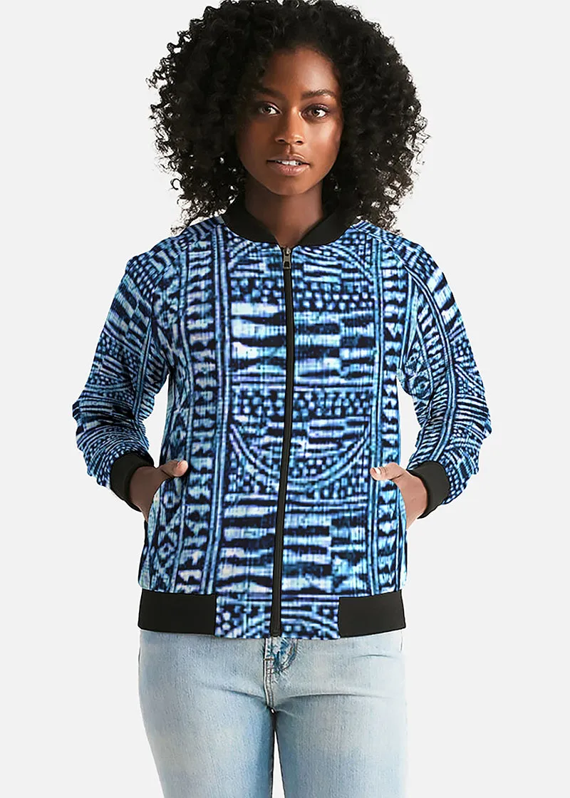 Binta African Print Women's Bomber Jacket