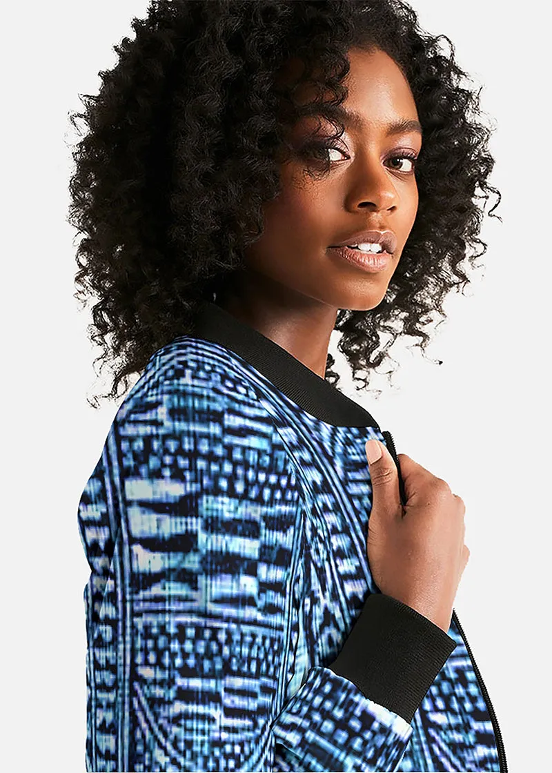 Binta African Print Women's Bomber Jacket