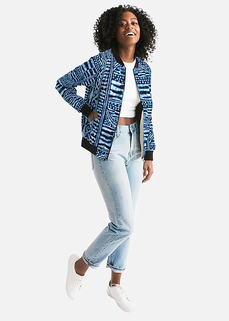 Binta African Print Women's Bomber Jacket