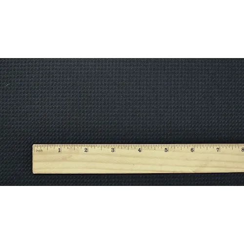 Black/Deep Gray Wool Blend Woven Twill Suiting Fabric