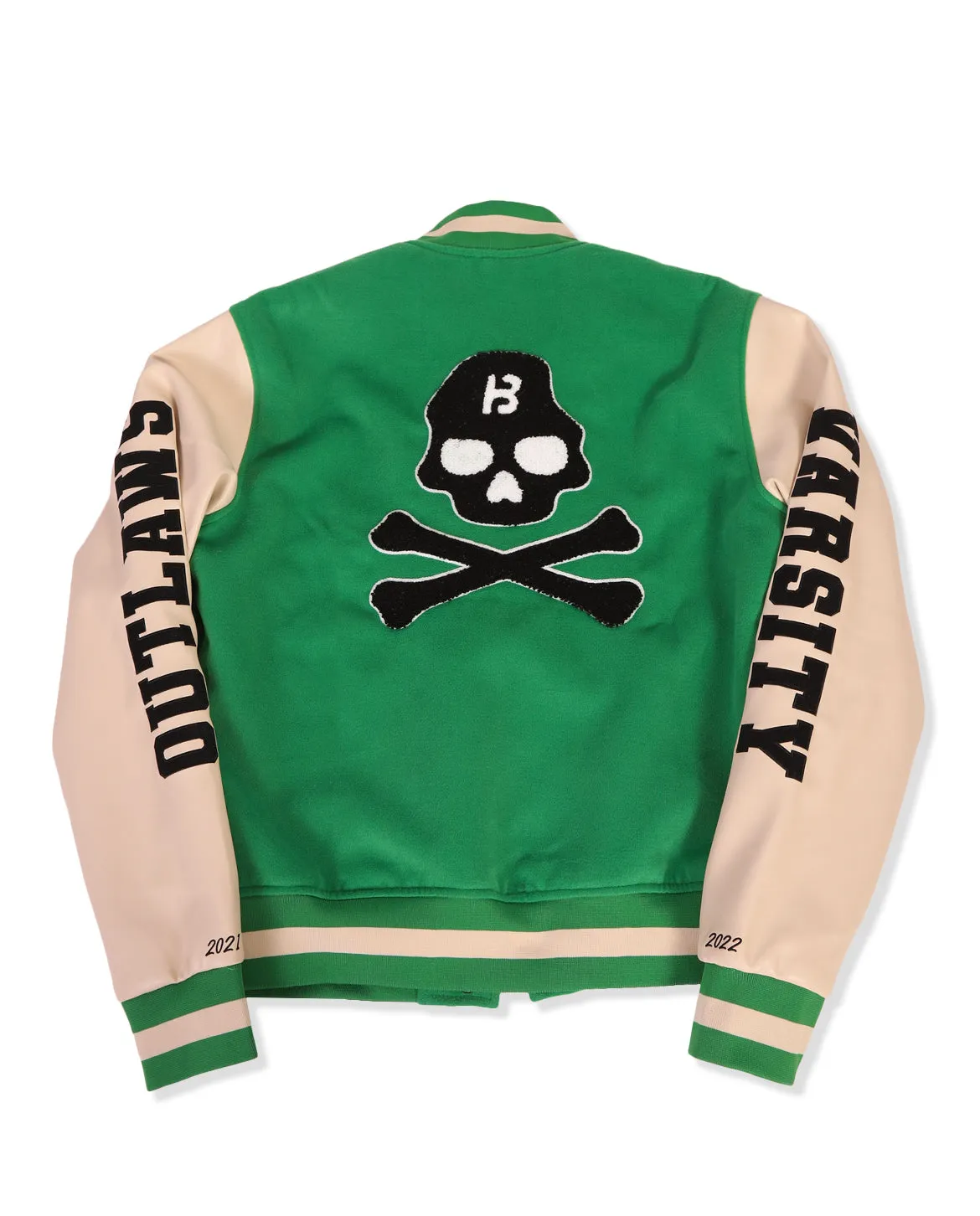 BLOW Varsity Jacket Green   White