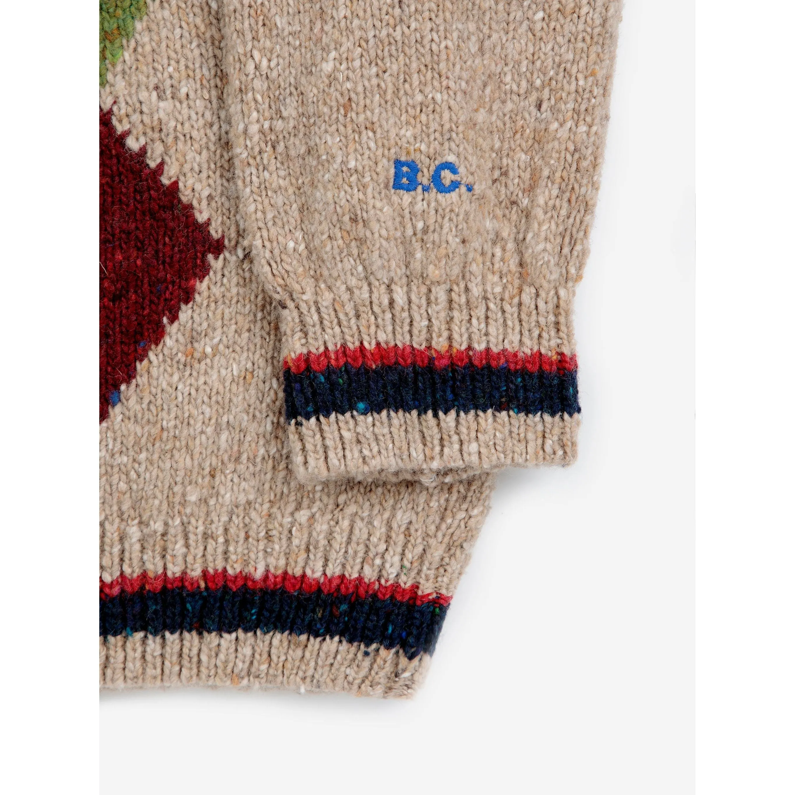 Bobo Diamonds Intarsia Cardigan