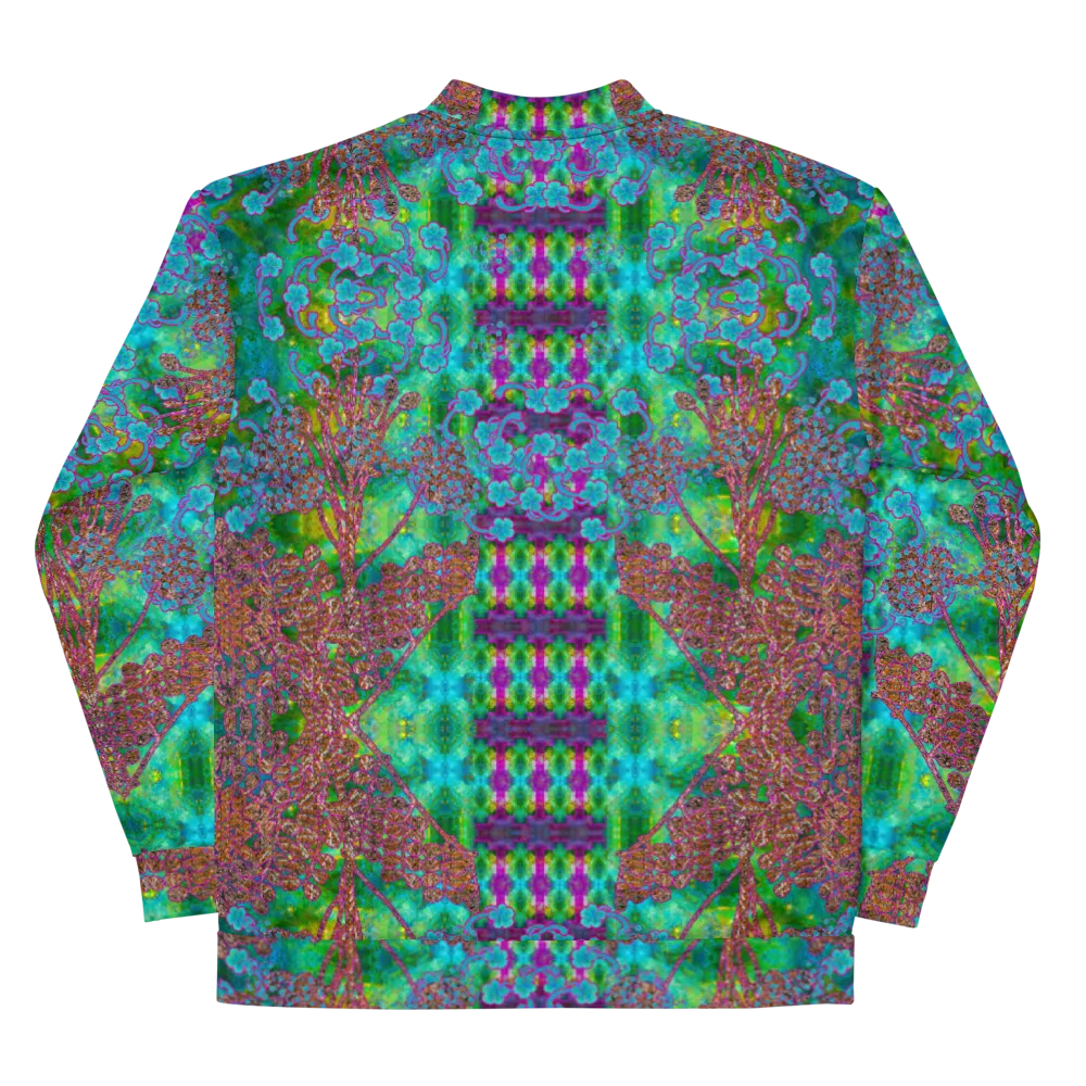 Bomber Jacket (Unisex)(WindSong Flower) RJSTH@Fabric#11 RJSTHW2022 RJS