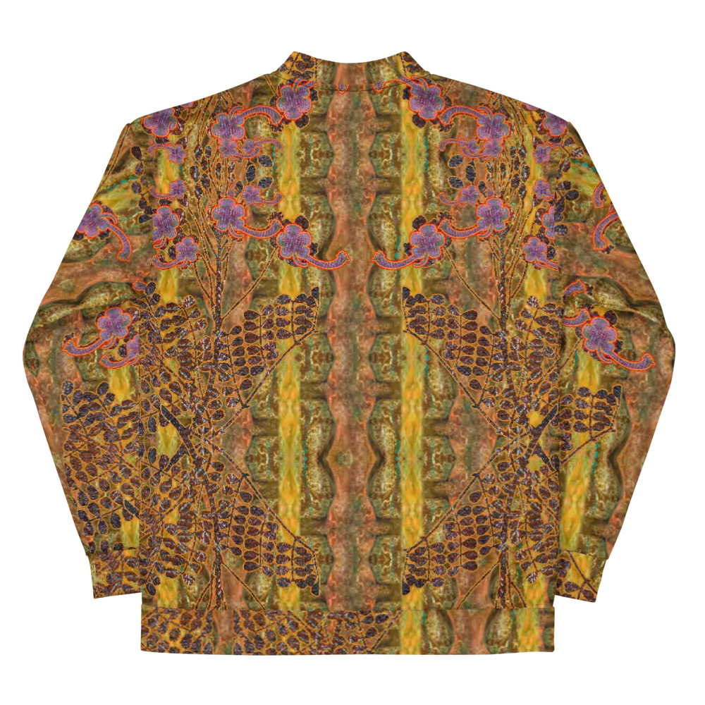 Bomber Jacket (Unisex)(WindSong Flower) RJSTH@Fabric#6 RJSTHW2022 RJS