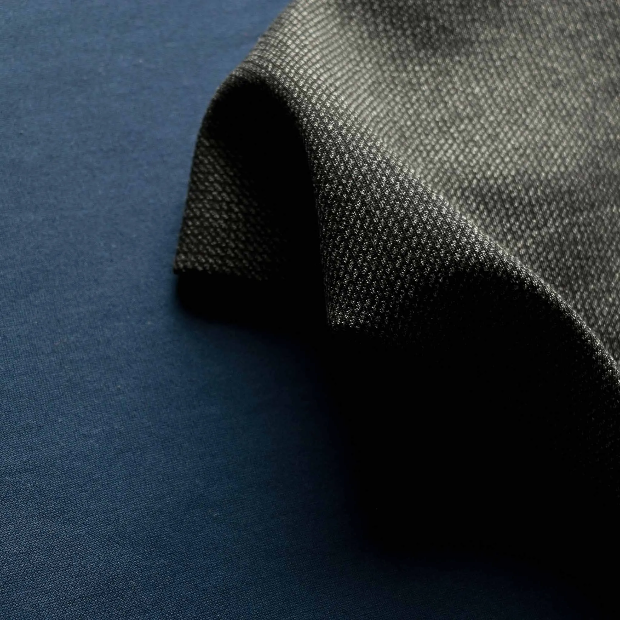 Bonded Wool Jersey Fabric - Grey