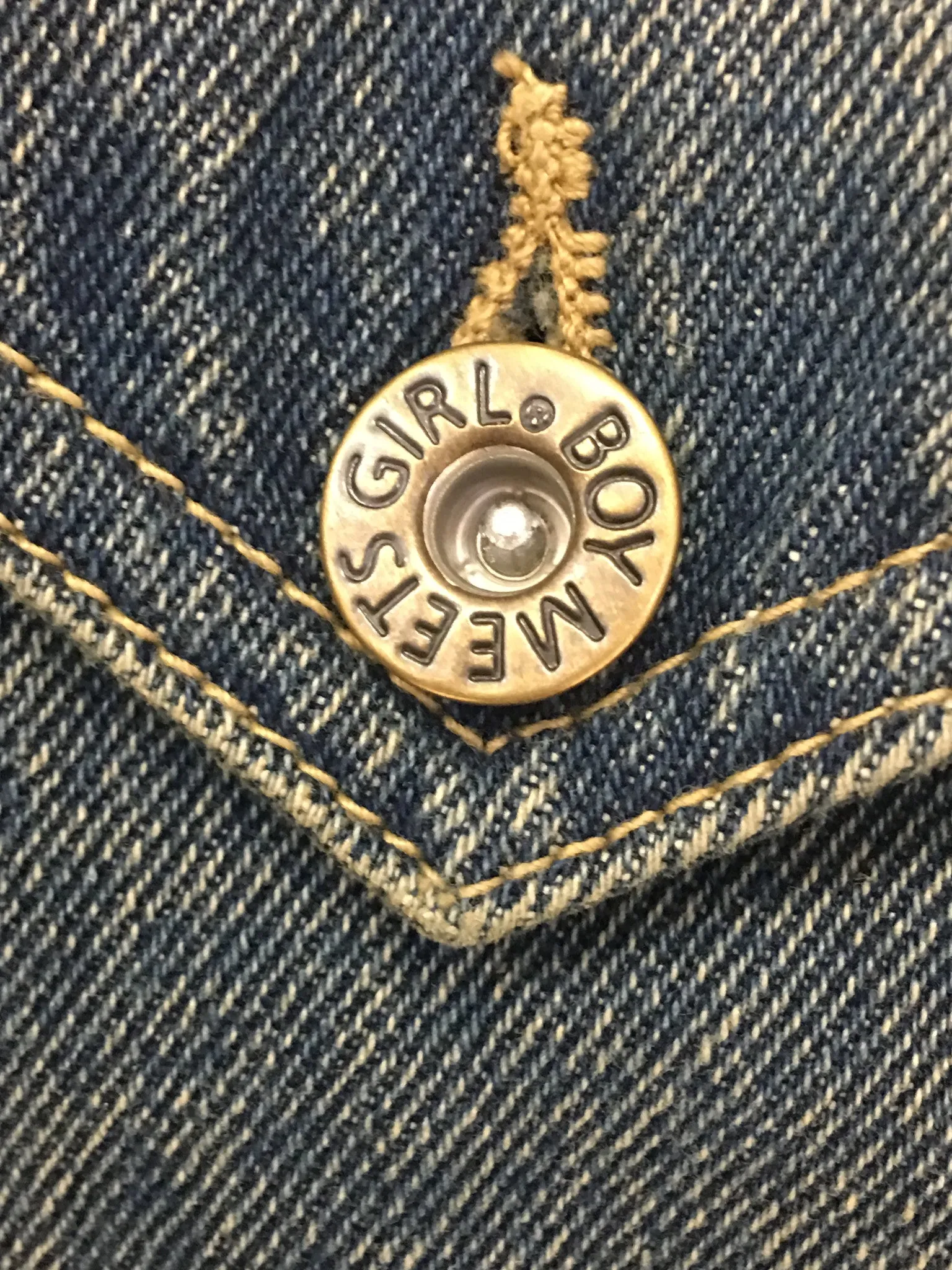 BOY MEETS GIRL® No Secrets Oversized Denim Jacket