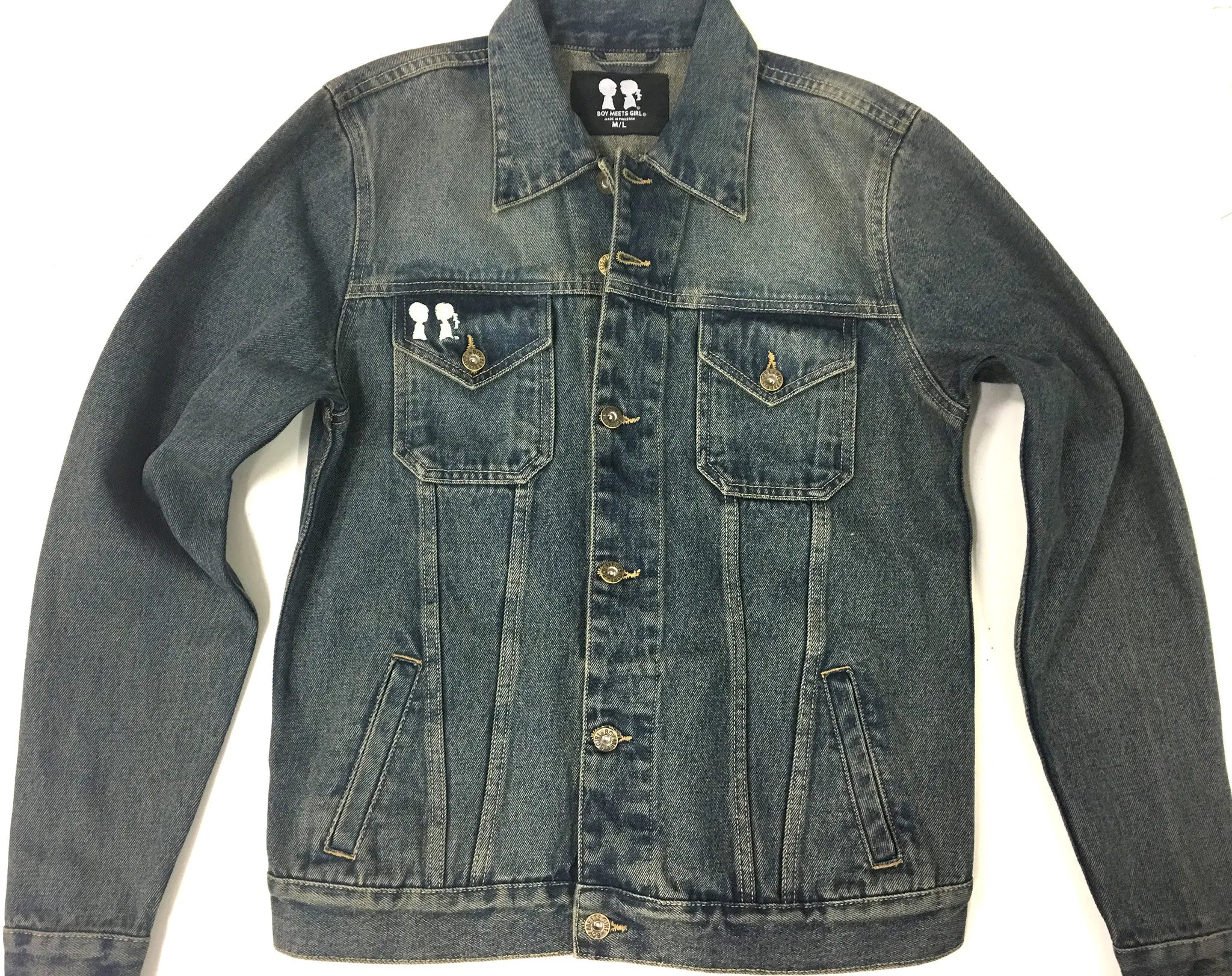 BOY MEETS GIRL® No Secrets Oversized Denim Jacket