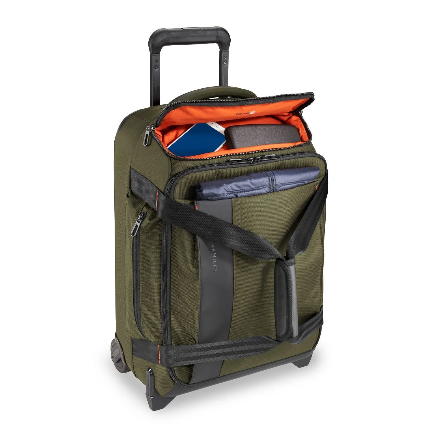 Briggs & Riley ZDX 21" Carry-on 2-Wheel Duffle - Hunter Green