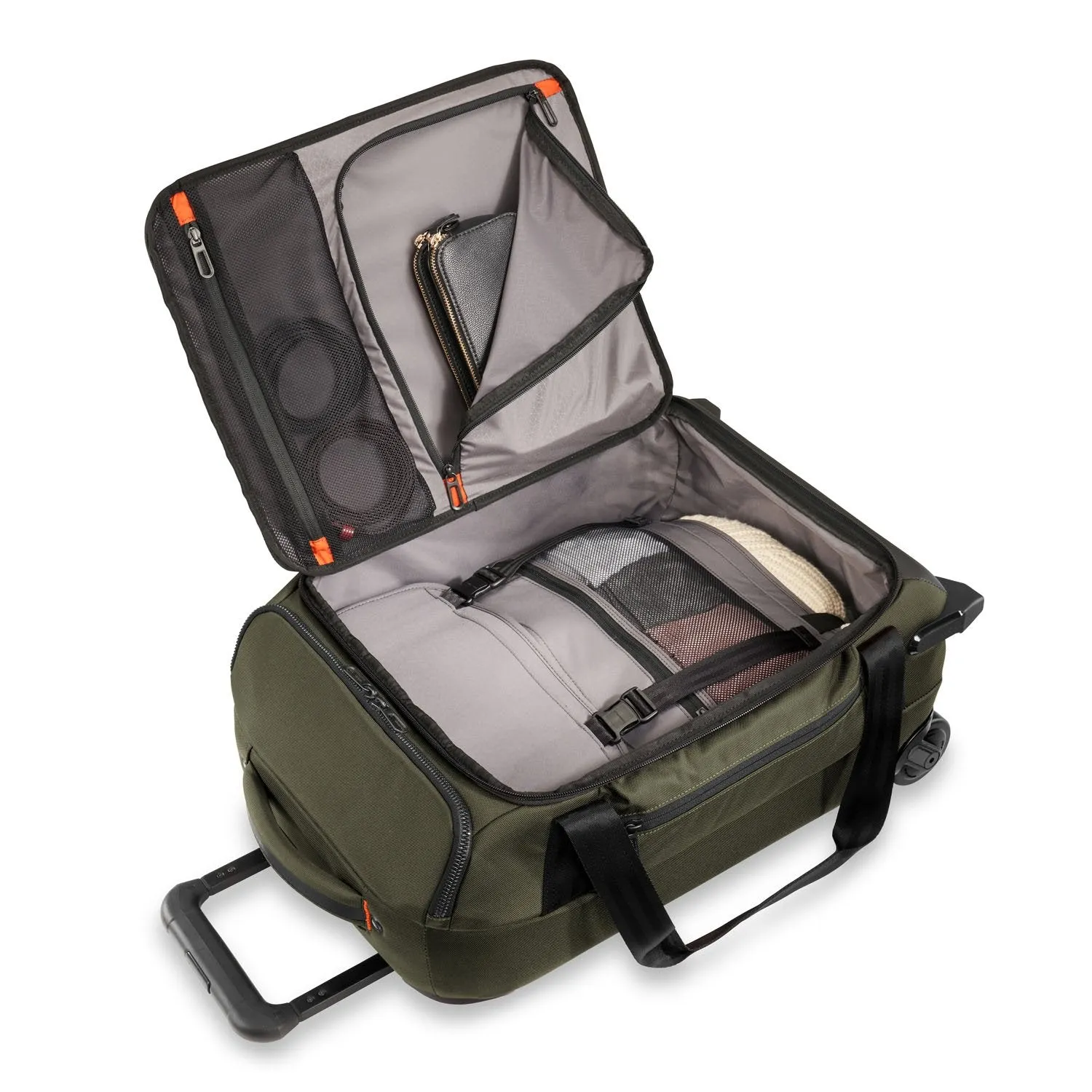 Briggs & Riley ZDX 21" Carry-on 2-Wheel Duffle - Hunter Green