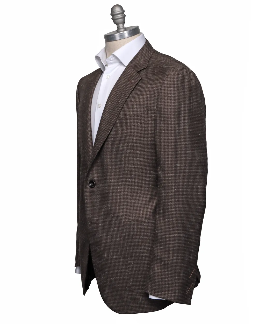Brown Micro Houndstooth Sportcoat