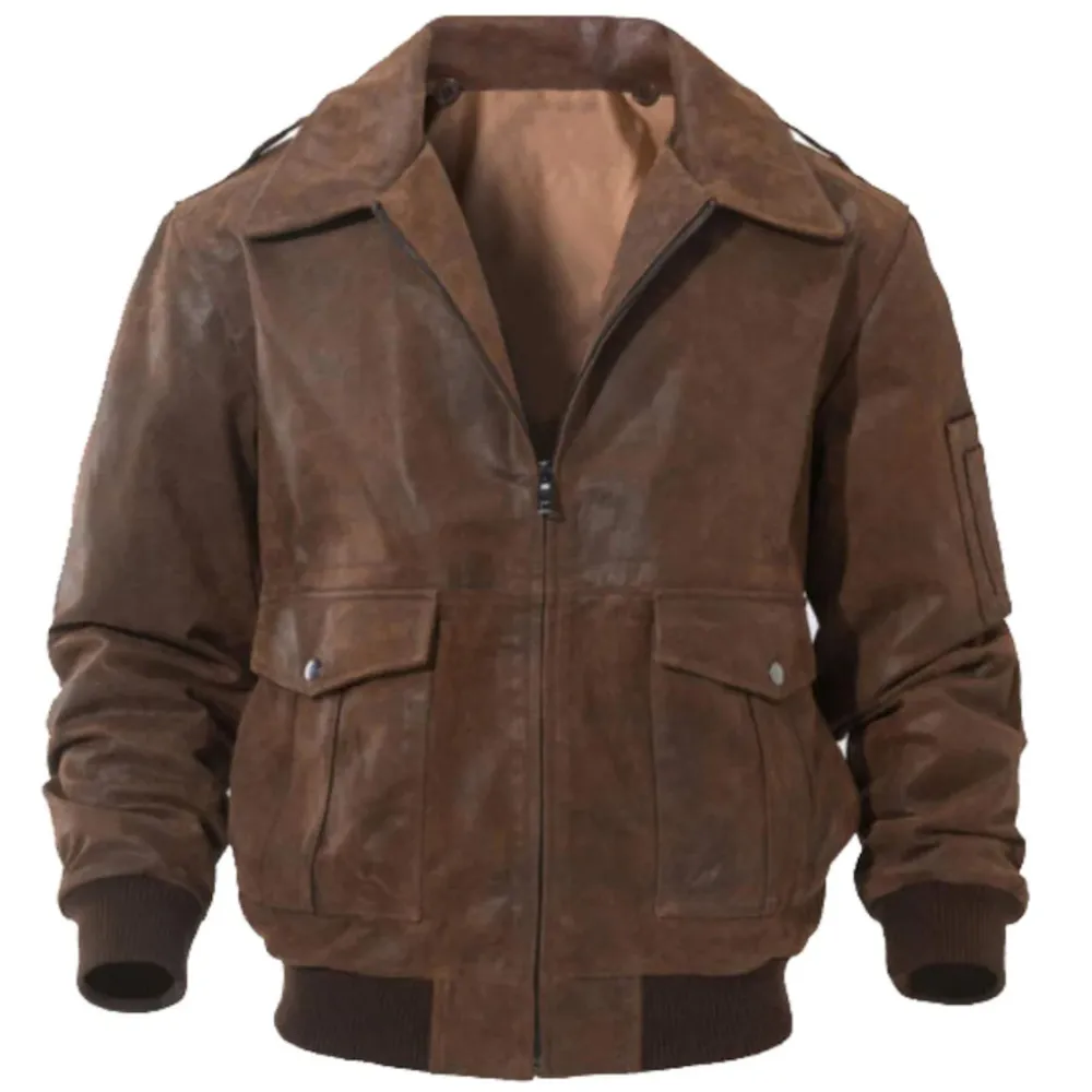 Brown Nomad Bomber Jacket