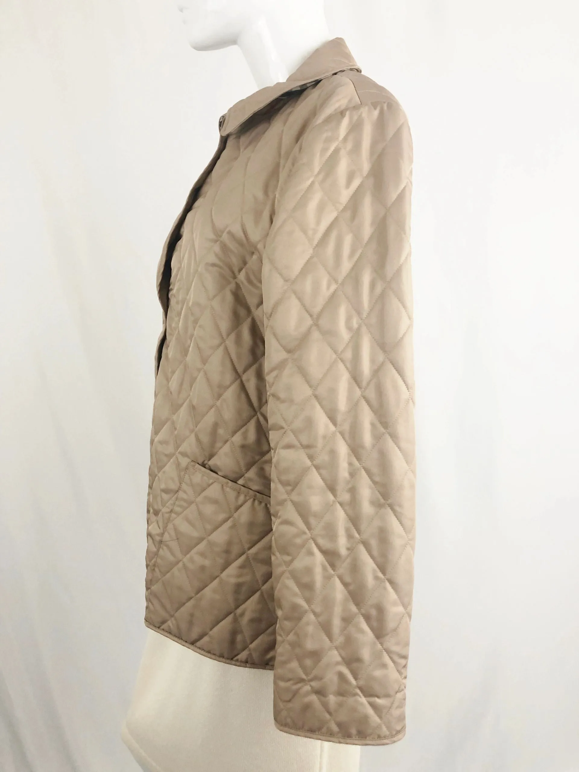 Burberry Quilted Jacket With Removable Vest Liner Size Xl