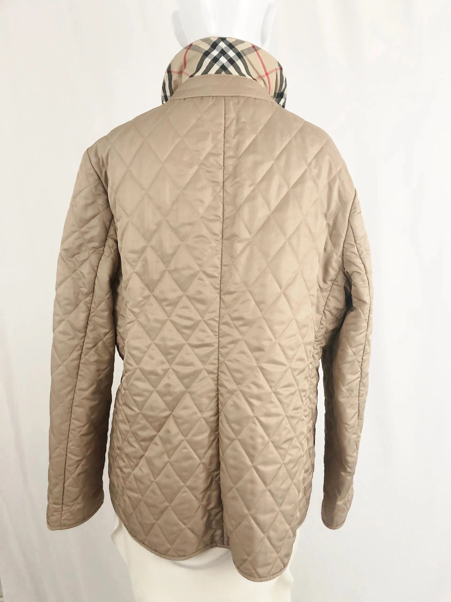 Burberry Quilted Jacket With Removable Vest Liner Size Xl