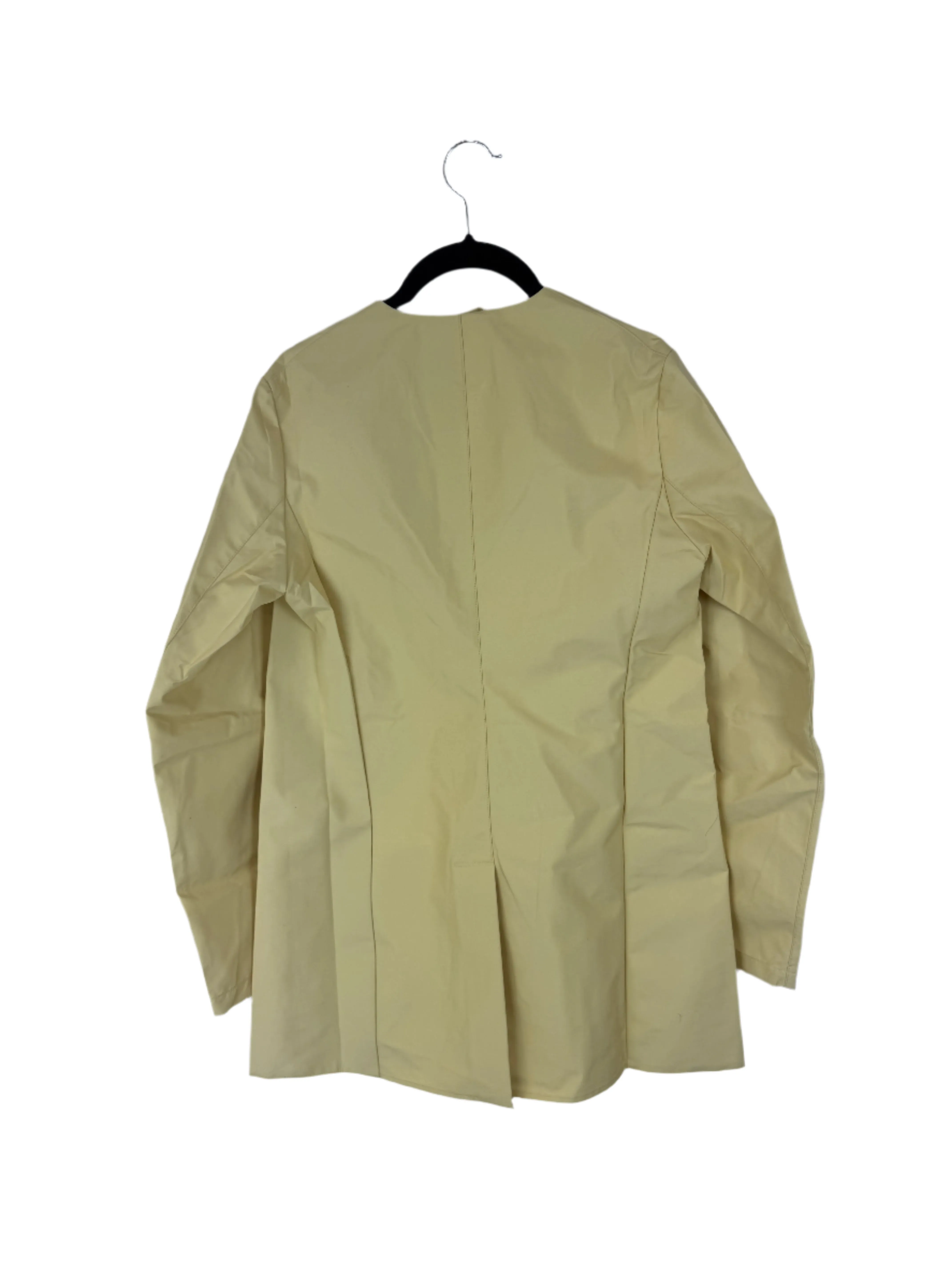 Butter Yellow Straight Fit Raincoat - Size 0-6