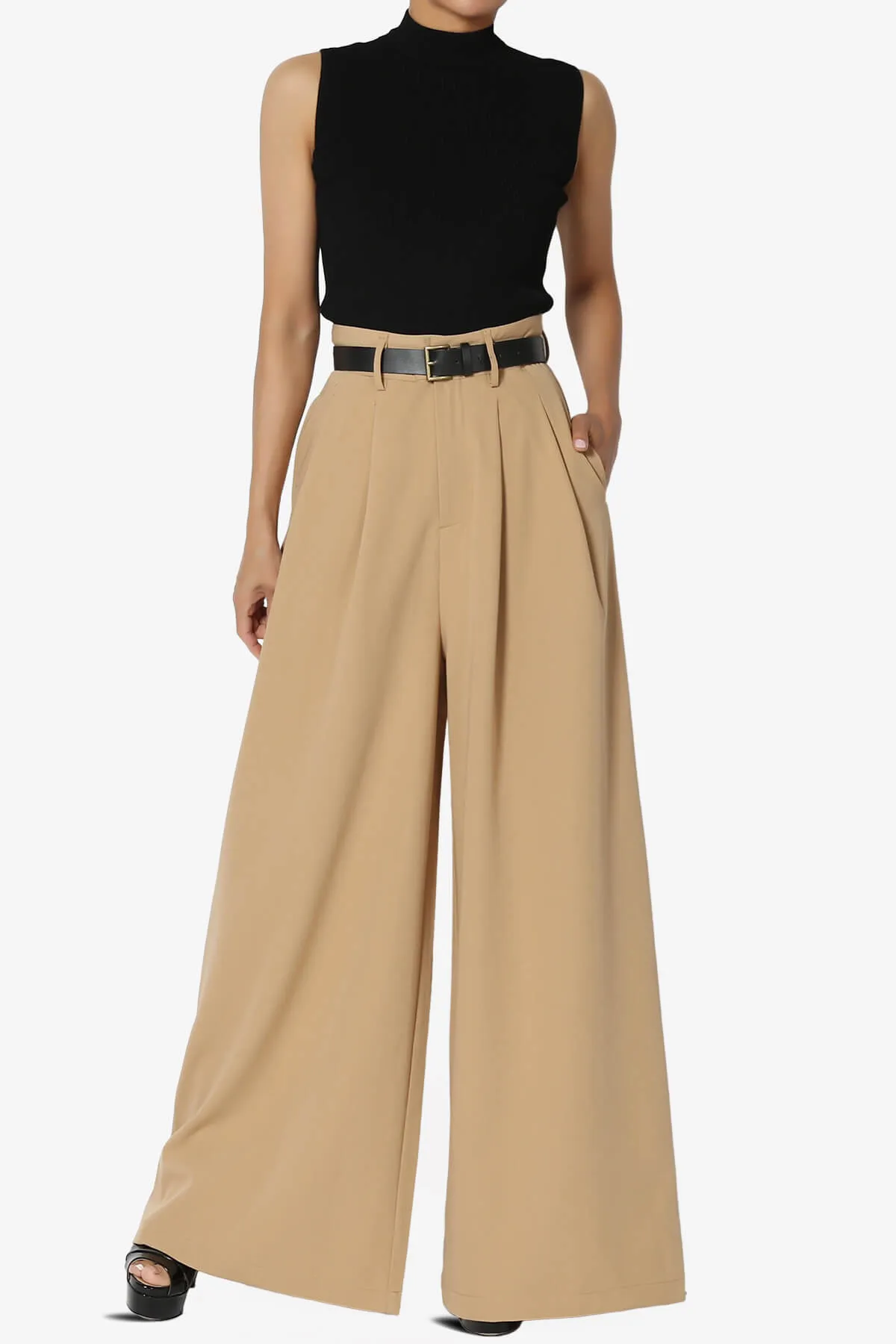 Caden High Waisted Wide Leg Trousers