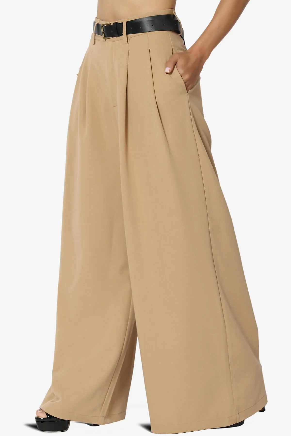 Caden High Waisted Wide Leg Trousers