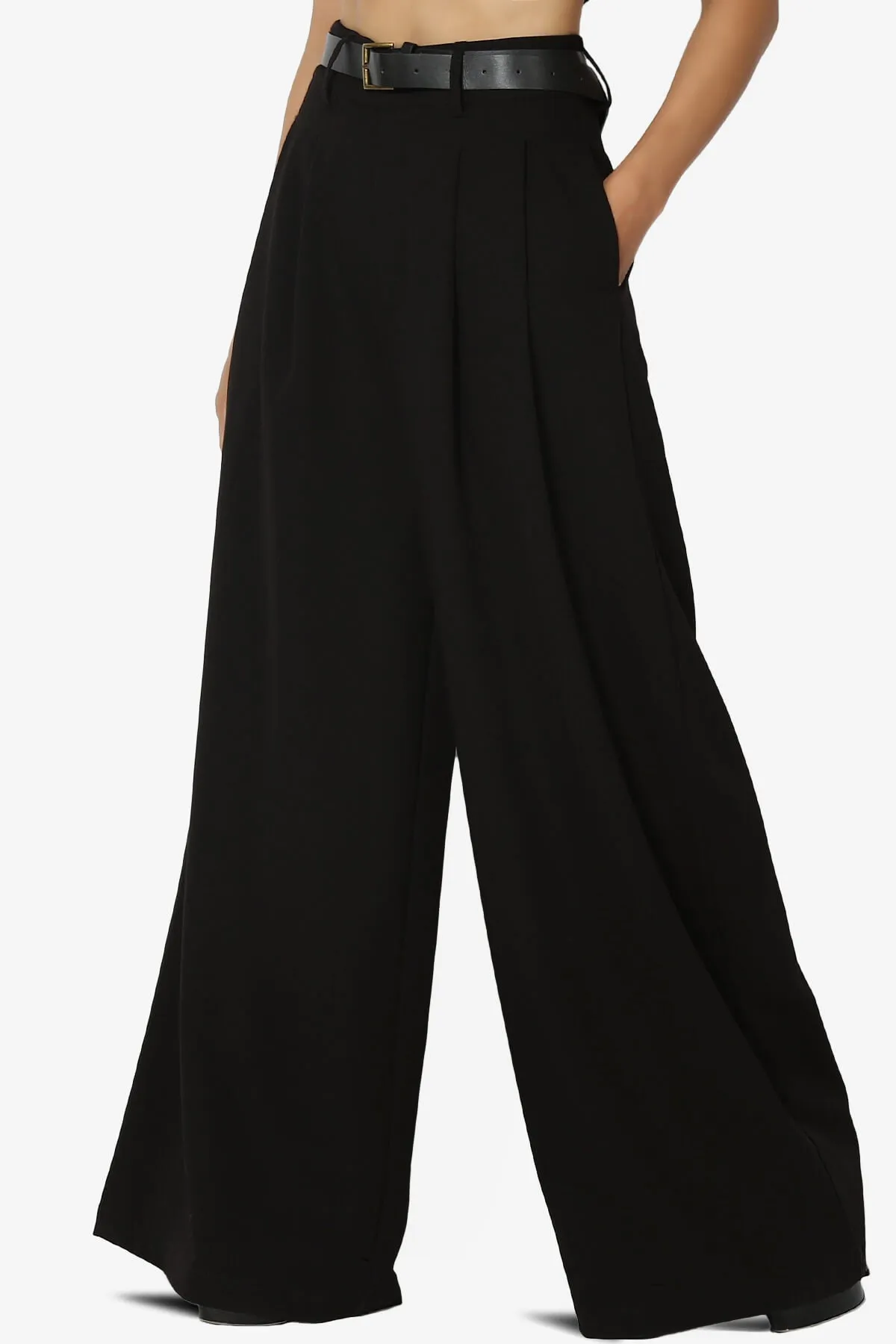 Caden High Waisted Wide Leg Trousers