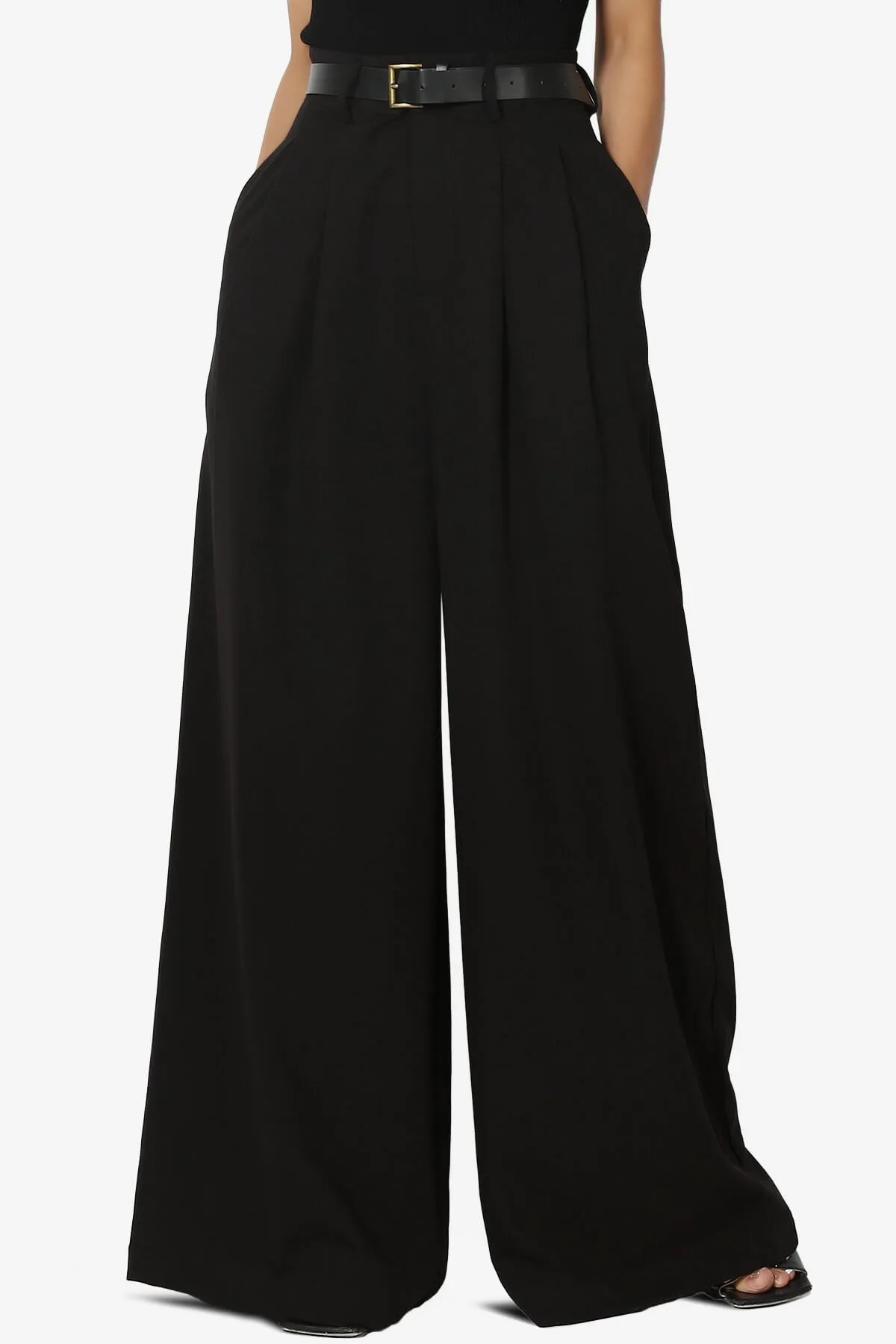 Caden High Waisted Wide Leg Trousers