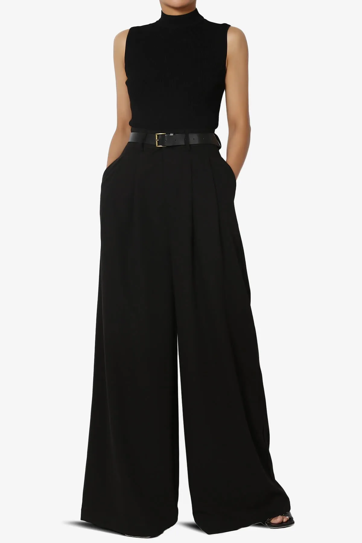 Caden High Waisted Wide Leg Trousers