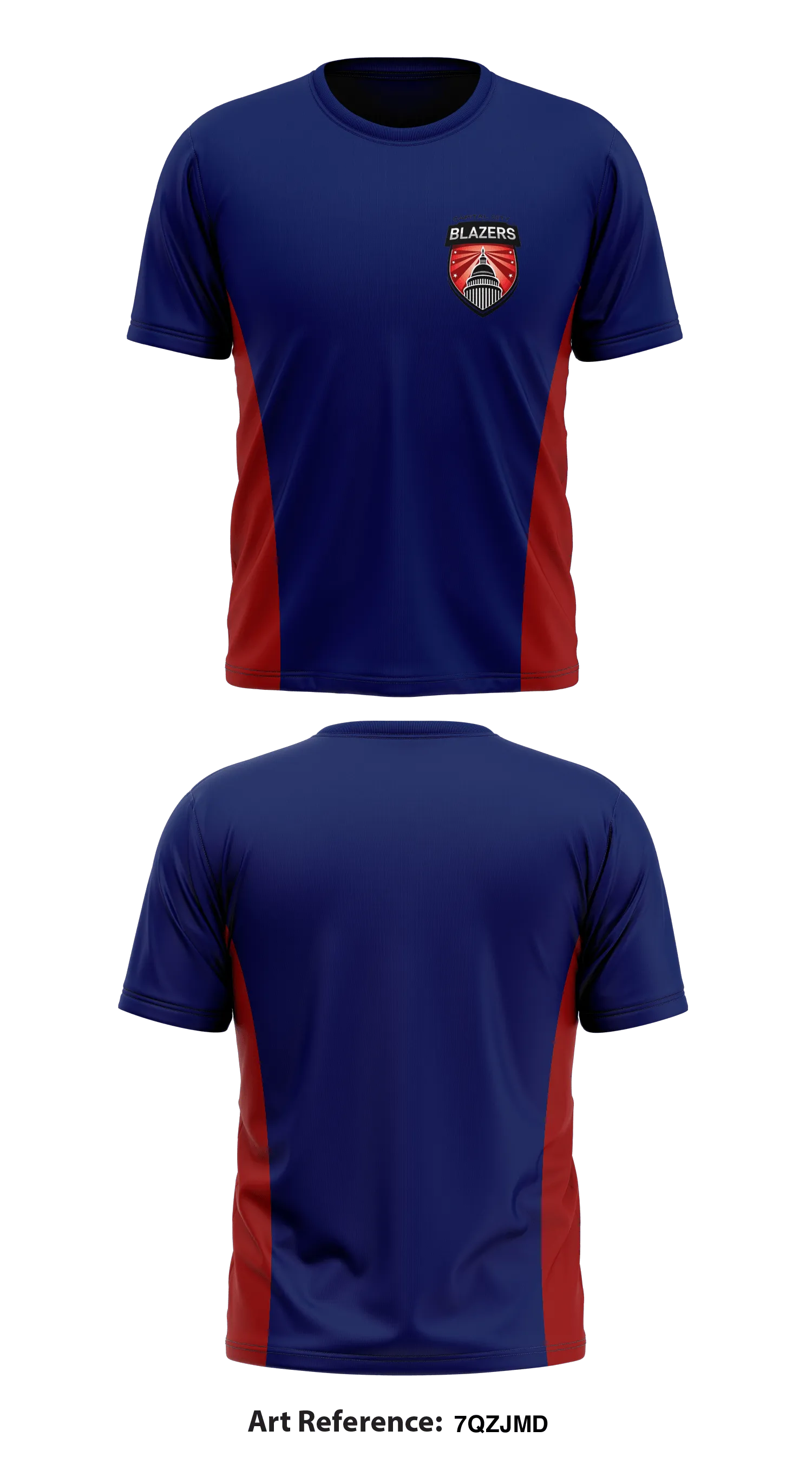 Capital City Blazers Track & Field Core Men's SS Performance Tee - 7qZJMD
