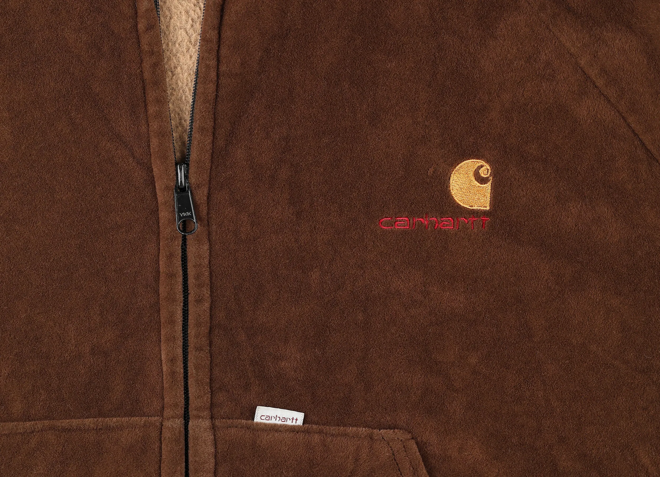 Carhartt Fleece Bomber Jacket - Brown - XL