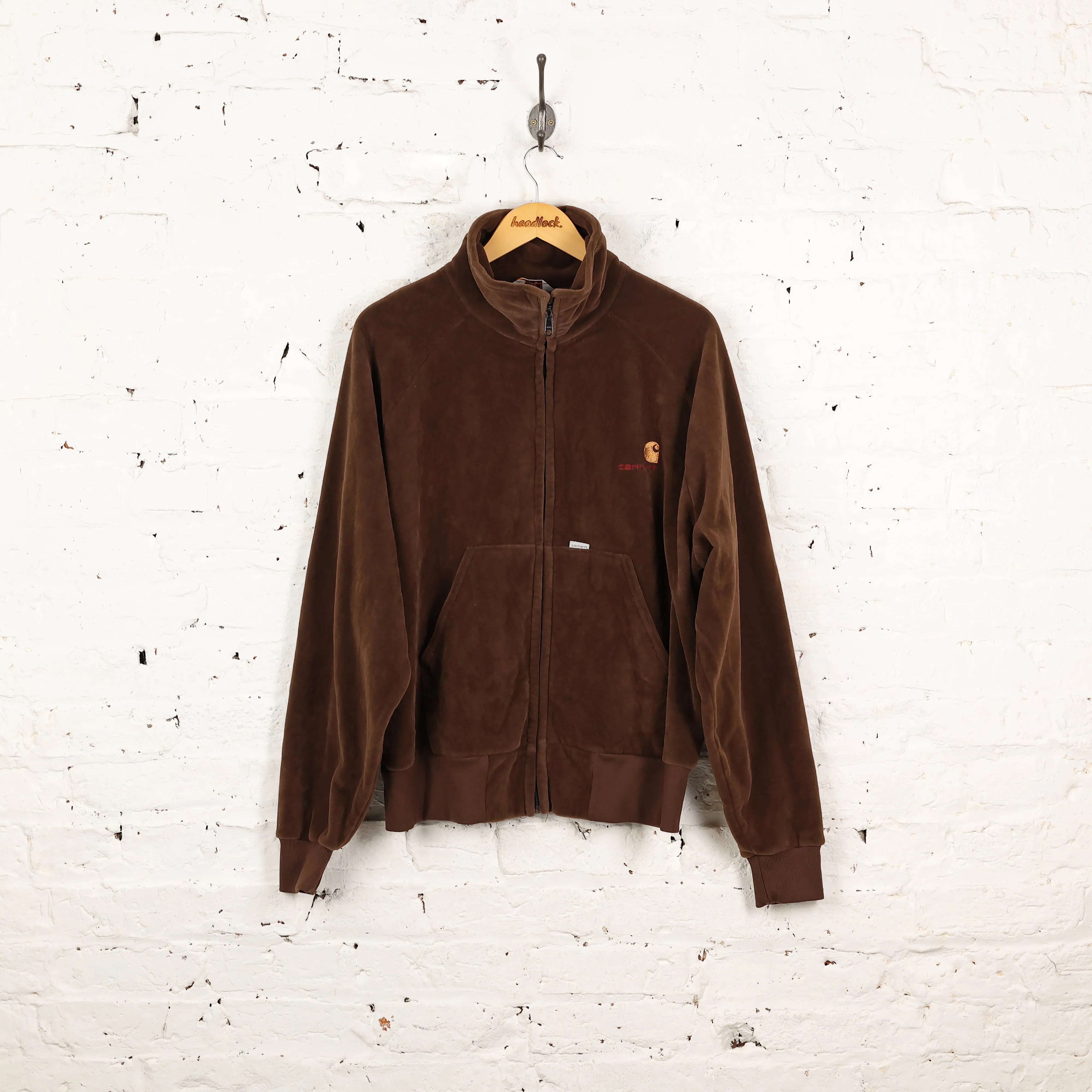 Carhartt Fleece Bomber Jacket - Brown - XL