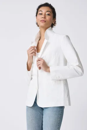 Castel Patch Pocket Blazer - Ecru