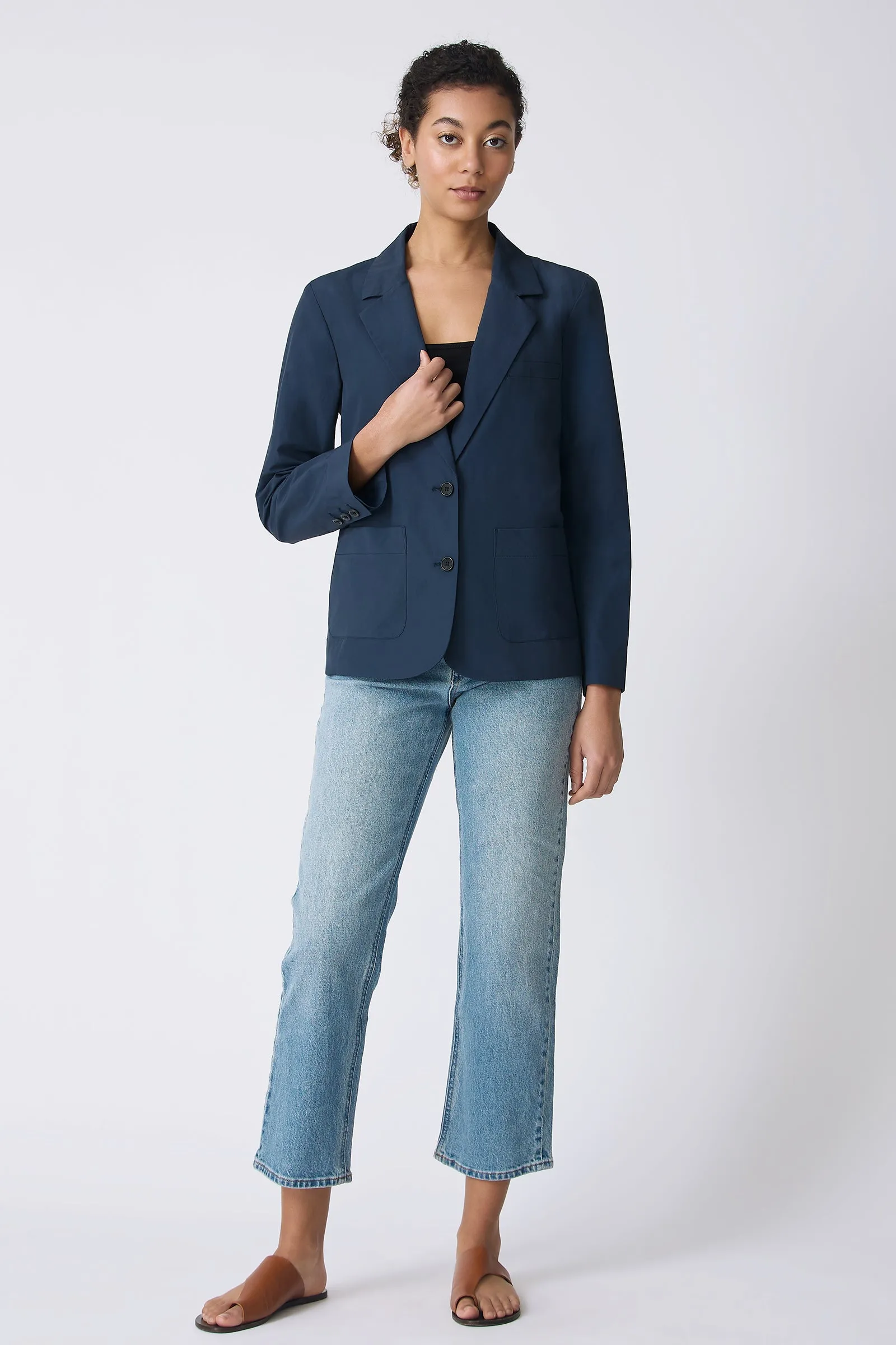 Castel Patch Pocket Blazer - Summer Navy