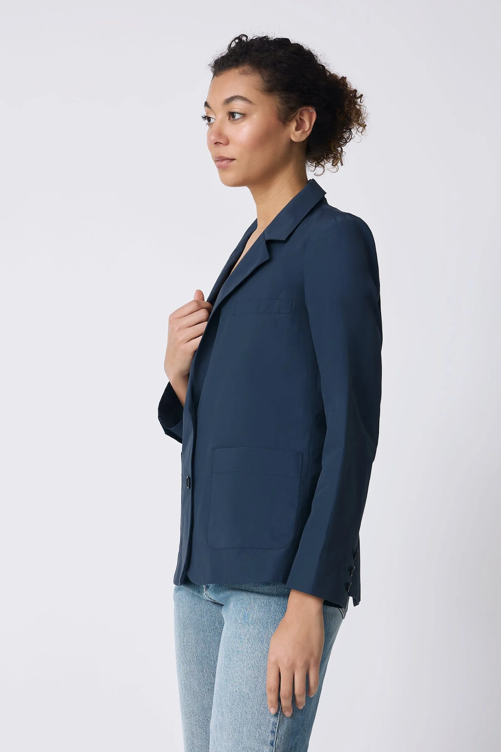Castel Patch Pocket Blazer - Summer Navy