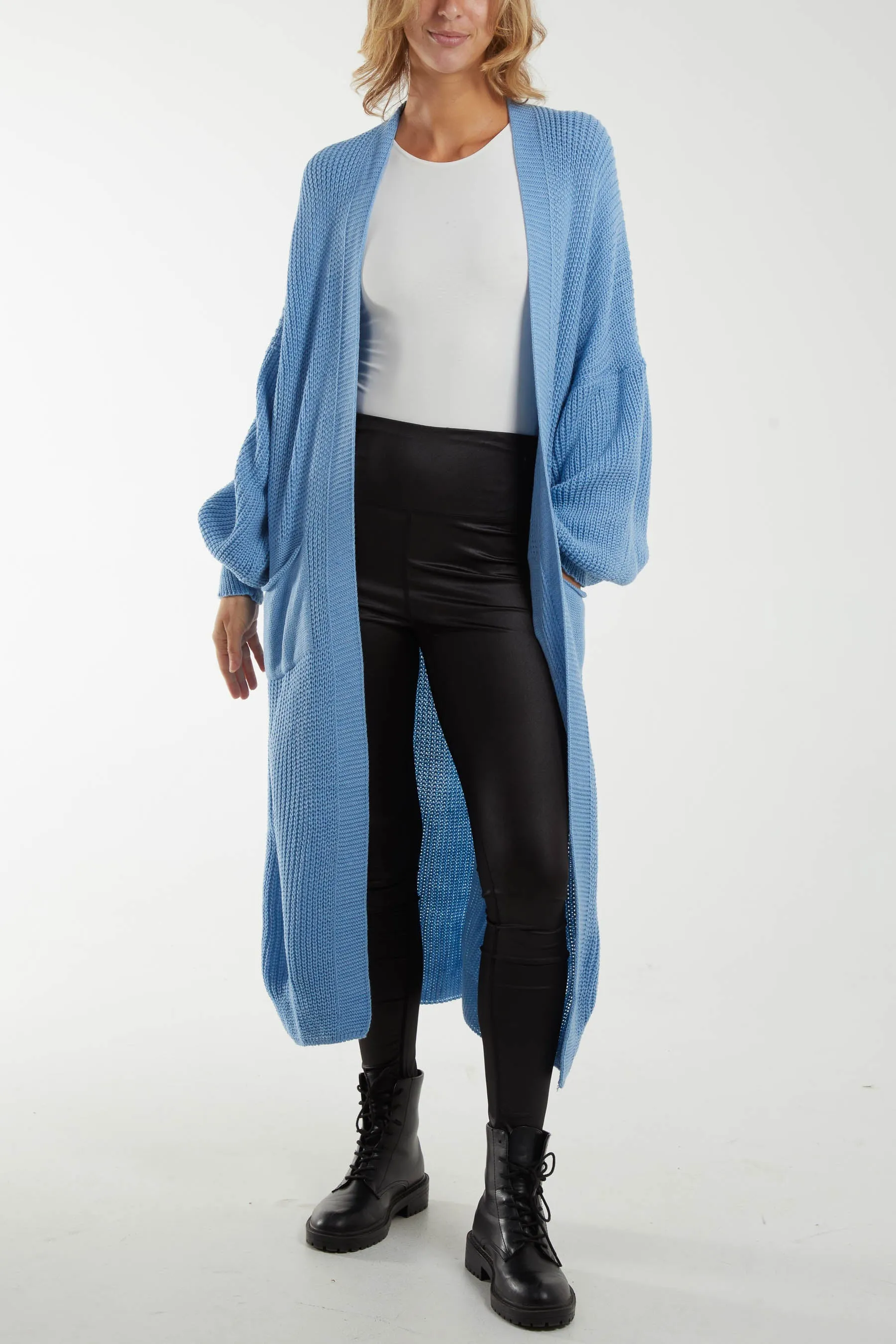 Chunky Knit Longline Cardigan